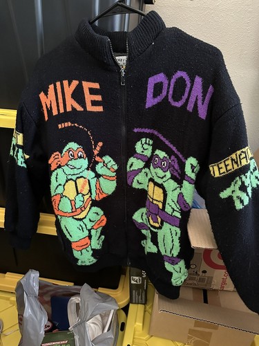 Vintage 1990s 90s RARE Mickey's Clan Teenage Mutant Ninja Turtles Jacket TMNT - Picture 13 of 15