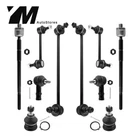 New 12Pcs Complete Front and Rear Suspension Kit For 2003-2008 Hyundai Tiburon