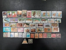 Nicaragua lot of 50 used/mint postage stamps, no duplication
