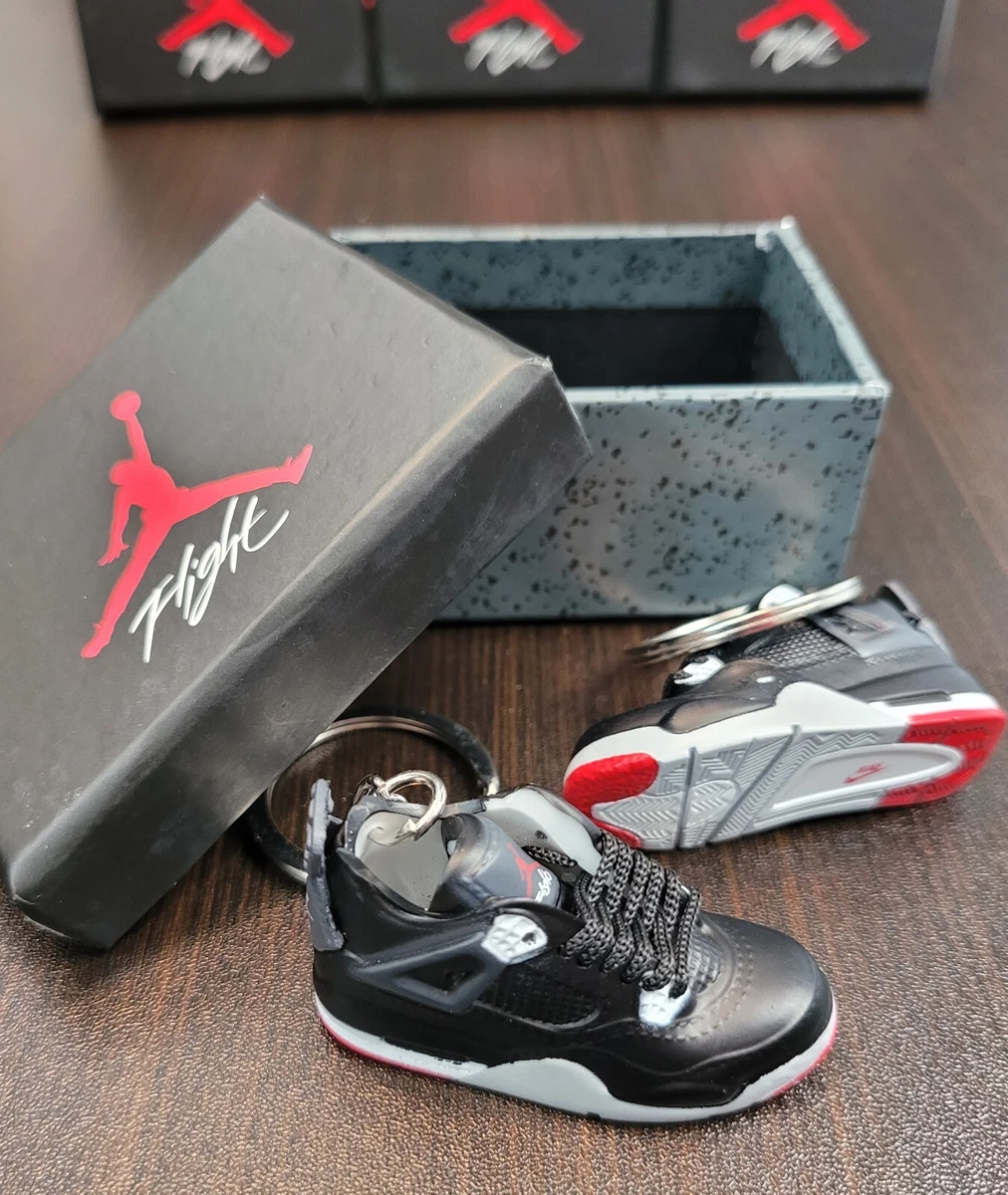 Jordan 4 bred clearance keychain