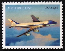 U.S. Used Stamp Scott #4144 $4.60 AIr Force One, Superb. Cancel Clears Design!