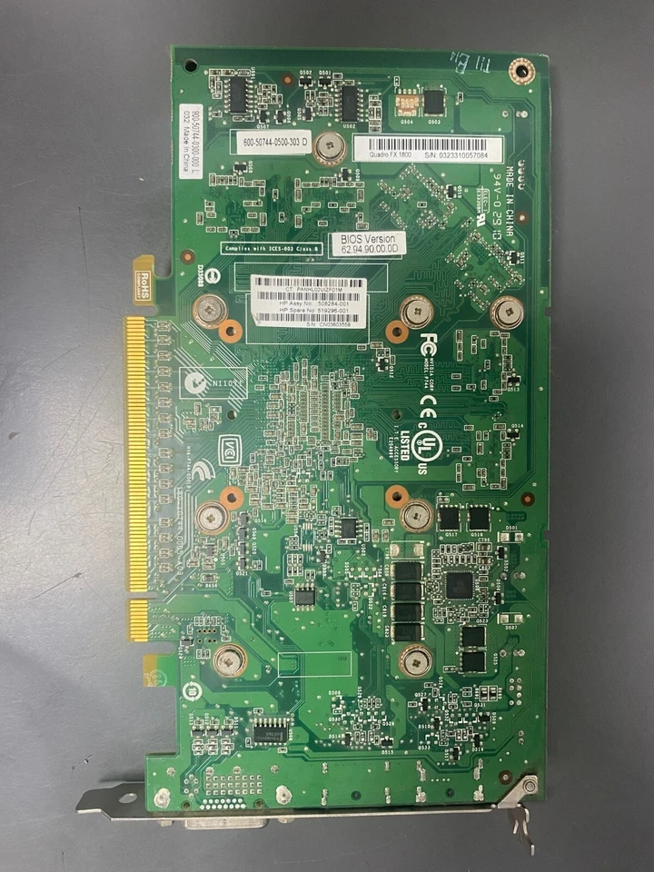 NVIDIA Quadro FX 1800 professional graphics card ERVB232AV - Image 4 of 4