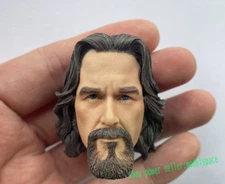 The Big Lebowski Jeff Bridges The Dude Male Soldier Head Sculpture 1/6 INSTOCK