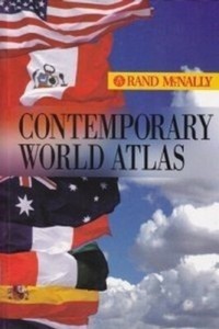 Rand McNally Contemporary World Atlas Book (Preowned Condition)