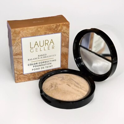 LAURA GELLER  Baked Balance-n-Brighten Color Correcting Foundation Medium 0.32oz