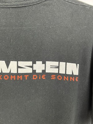 トップス 14T5738 RAMMSTEIN HiER KOMMT DIE SONNE Rammstein Vintage 00s “Hier Kommt Die Sonne” T-Shirt ~M | eBay