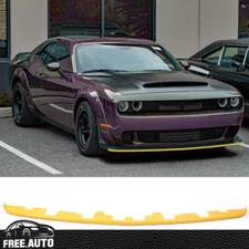 Fit 18-23 Dodge Challenger Wide Body Front Bumper Lip Splitter Protect