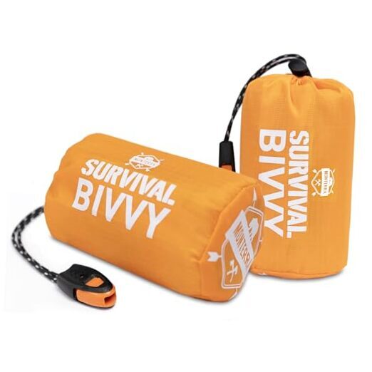 Bug Out Bag Backpack Survival Kit Emergency Survival Bivvy (2-Pack