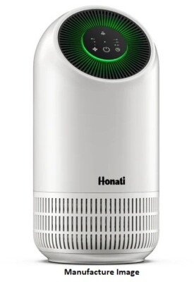 Air Honati AP22011 Hepa Air Purifier Large Room Filter Night Light Timer
