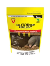 Victor Dual Action Mole Gopher deterrent Granules Rodent M7001-1 Voles Armadillo