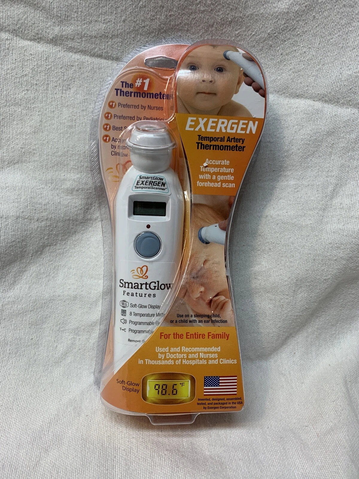 Exergen Temporal Artery Thermometer TAT-2000C #1 Thermometer BRAND NEW SEALED
Opens in a new window 