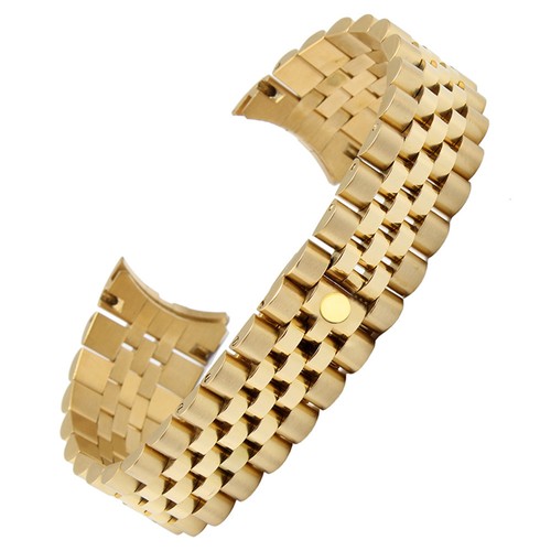 Solid Steel Strap Bracelet Replacement Watch Band For Rolex (20mm) - Picture 8 of 8
