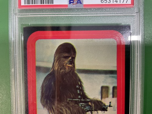 1977 Star Wars Sticker #19 The Wookie Chewbacca PSA 4 Cert #65314177 - Picture 6 of 12