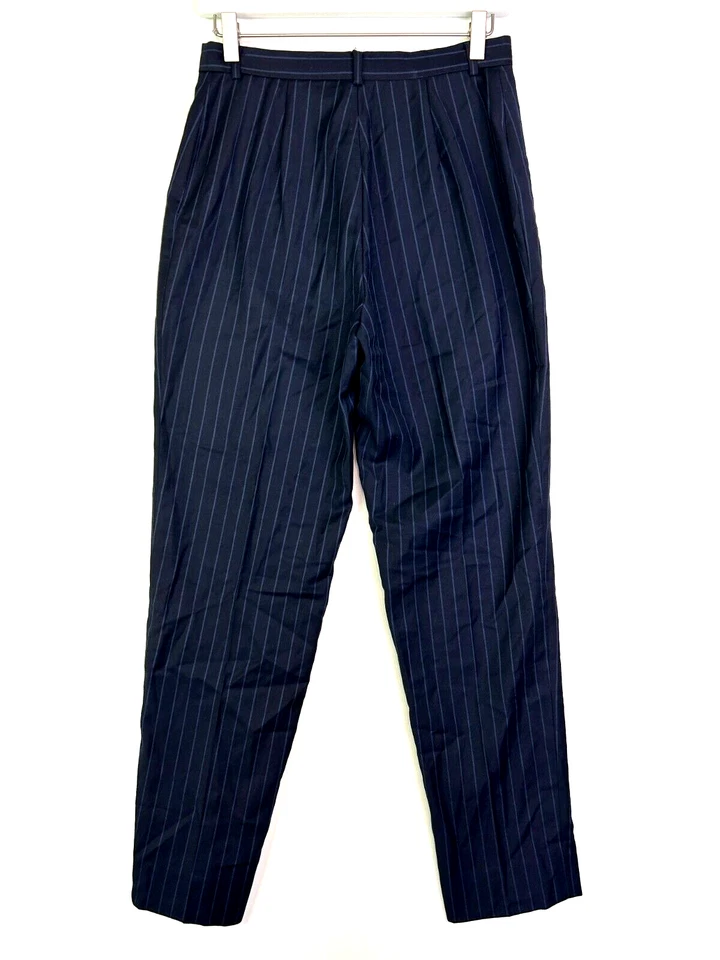 Ralph Lauren Etiqueta Negra Colección Cónica Cintura Alta Vestido Pantalones De Colección Lana 8 Foto 3 de 4