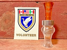 Echo Calls Acrylic Meat Hanger Double Reed Duck Call--Bourbon & Water