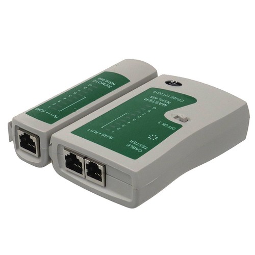 TESTER CAVO DI RETE LAN TELEFONICO RJ45 / RJ11 / RJ12 NETWORK ETHERNET TEST CAVI - Foto 3 di 4