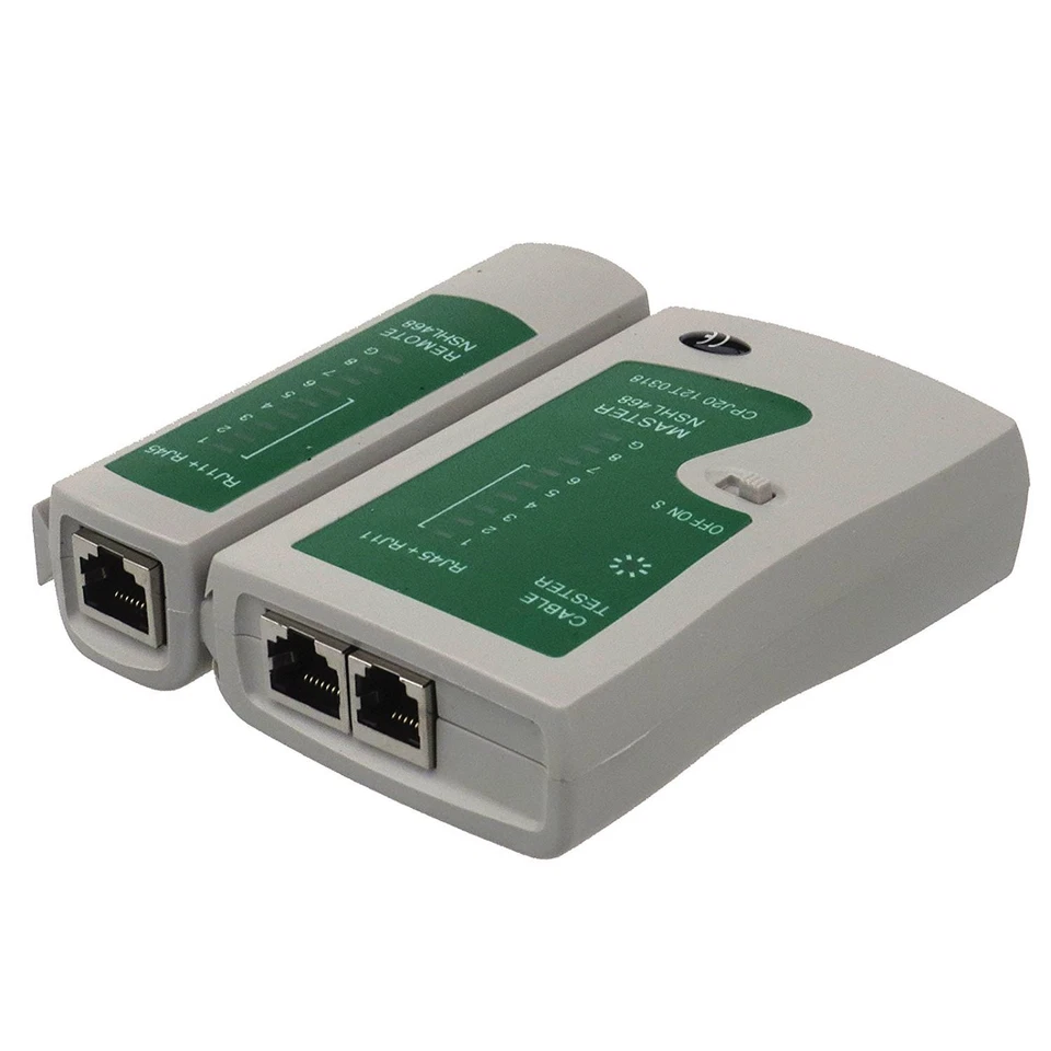 TESTER CAVO DI RETE LAN TELEFONICO RJ45 / RJ11 / RJ12 NETWORK ETHERNET TEST CAVI - Immagine 3 di 4