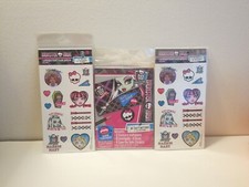 Monster High 8 Party Invitations 8 Envelopes 8 Stickers 8 Seals 32 Tattoos Set
