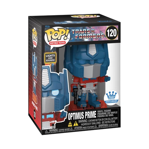 Funko Pop! Lights and Sound Optimus Prime - Transformers 120 (Funko Exclusive)