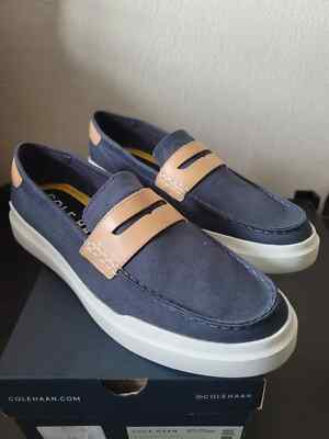 Cole Haan Grand Pro Rally Canvas Penny Loafer Gray/White Men\'s size 11‎ M Cole Haan Men main image 2