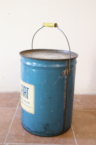 Boîte D'Huile Fiat Années 70 Vintage 30 X 40 Cm Moteur Lubrifiants Turin - Bild 11 von 24