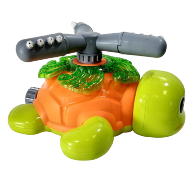 Arroseur Tortue Pour Enfants – Jouet D'eau Vacillant – 6 Tubes Colorés – Facile à Brancher – Dès 3 Ans