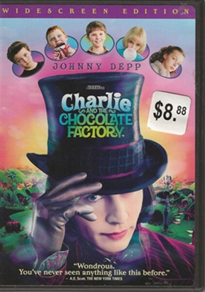 Charlie and the Chocolate Factory (DVD, 2005, Widescreen)