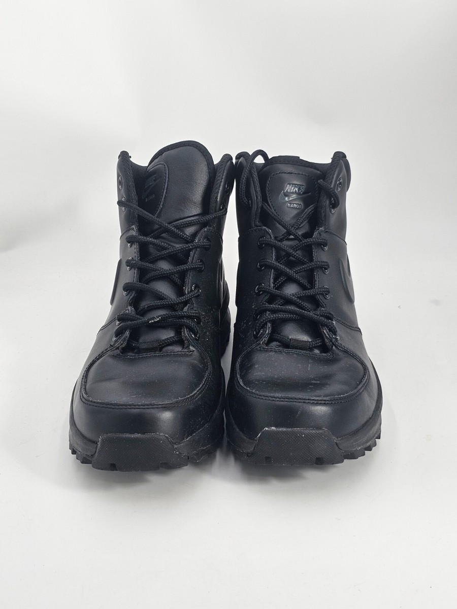 NIKE 454350-003 BLACK MANOA LEATHER MENS BOOTS SIZE US 10 | eBay display picture 3