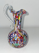 Joli vase MURANO millefiori hauteur 13cm attribué à Fratelli Joso.