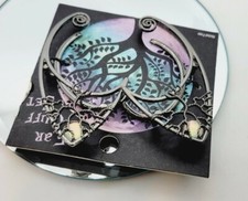 Ear Cuff Set Nickle Free GUNMETAL Tree of Life