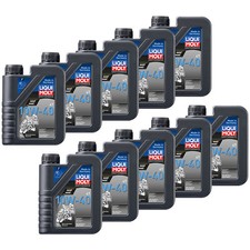 Motoröl LIQUI MOLY mineralisch 10W40 10x 1 Liter für Derbi Honda Kymco Yamaha