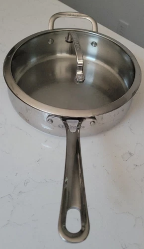 Cuisinart 3 Quart #4330-24H Stainless Steel Saute Pan with Glass Cover