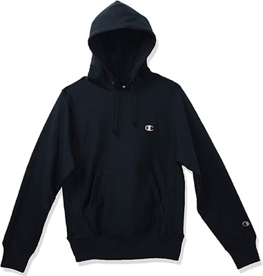 navy blue champion hoodie