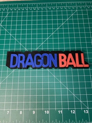 3D Printed Dragon Ball Original Sign Logo Fan Display Fan Art