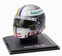 Modellauto Statisch F1 Helm Sebastian Vettel Ferrari SF1000 TÜRkei Gp 2020