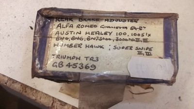 AUSTIN HEALEY 100 3000 HUMBER HAWK SUPER SNIPE TRIUMPH TR3 NEW BRAKE ADJUSTER