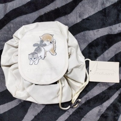 Mofusand Magic Pouch White Vanilla Women Rare Cat Animation Model JPN Limited Ed