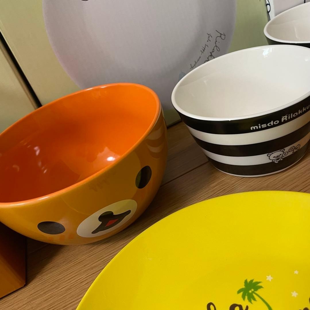 SanX Rilakkuma Dinnerware Set Collection Kitchen & Dining Includes