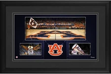 Auburn Tigers Framed 10" x 18" Auburn Arena Panoramic Collage