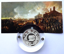 Royal Mint 2024 Charles III The Waterloo Medal Allied Leaders .999 2oz Proof £5