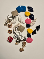  17 Sets Vintage Earrings Clip On Screw Back All Wearable Mixed Lot