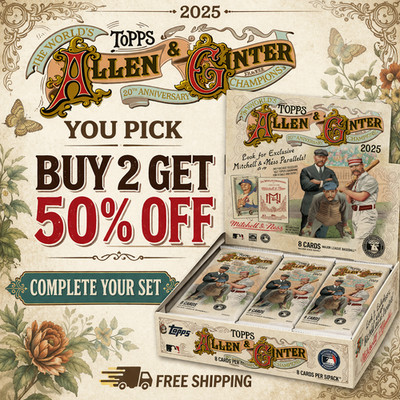 2025 Topps Allen & Ginter   Baseball Base Set #151 300   YOU PICK   NM/M
