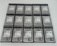 Lot of (15) HGST 2TB 7.2K SAS 3.5" 12G HDD  HUS726020ALS210 Hard Drives w/caddy