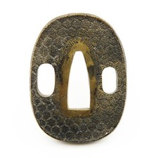 黄铜古董日本刀镡| eBay