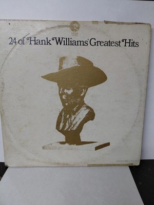 Hank Williams 24 Greatest Hits 1970 12'' Vinyl Record 2xLP