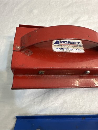 Amcraft 1-1/2” Blue Kerfing Tool #1087 Blue & #1084 Red 1" 1/2 90 Degree V Tool - 第 2/10 張圖片