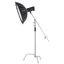 C Stand with Boom Arm Max Height 10.83 ft/330 cm Photography Light Stand