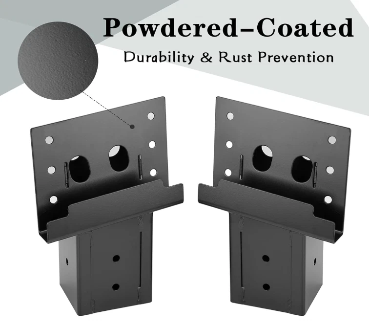 Outdoor 4x4 Compound Angle Brackets for Deer Stand Blinds (Set of 4) - Image 4 of 4