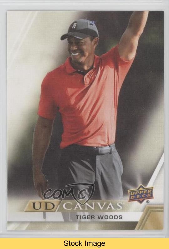 2024 Upper Deck UD Canvas Tiger Woods #C-1 READ 6kv