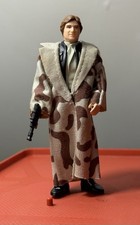 Vintage Star Wars HAN SOLO TRENCH COAT Complete ORIGINAL Kenner 1983 ROTJ GREAT